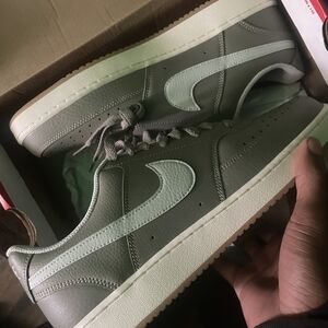 Nike Men's Gray and White Sneakers